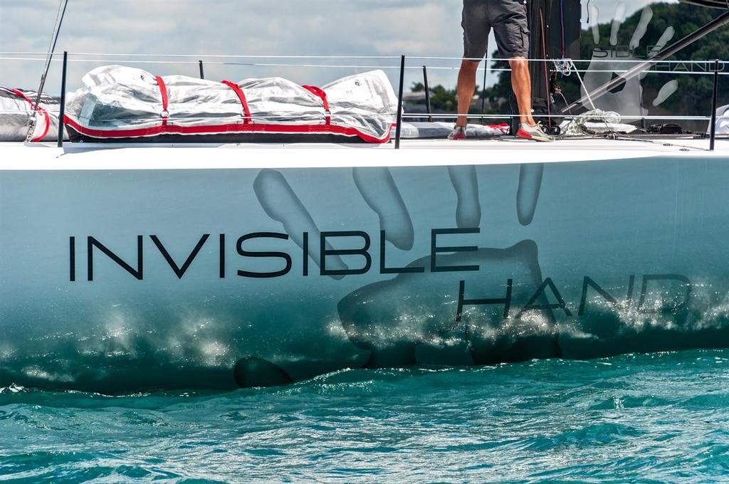  - Invisible Hand on sea trials in the Hauraki Gulf, January 2017 © Darren McManaway